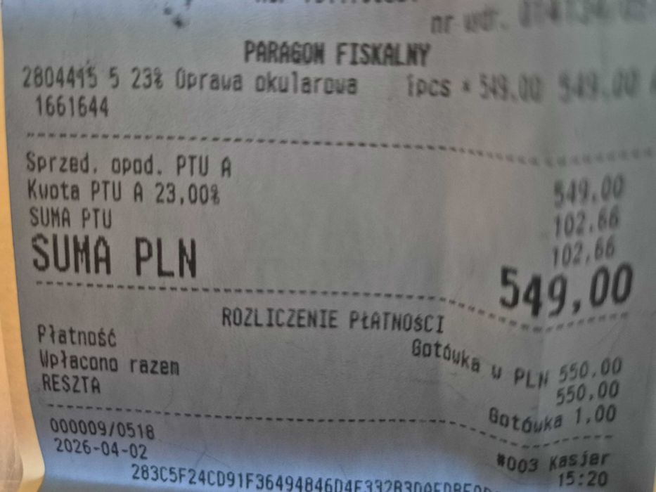 Ray Ban oprawki transparentne