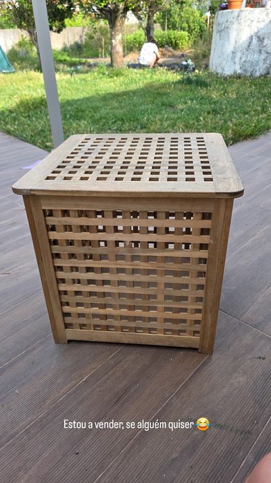 Cubo de madeira ikea