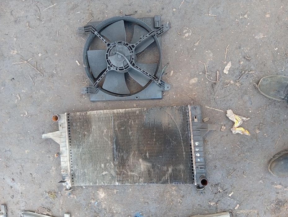 Радиатор с вентилятором форд сиерра
