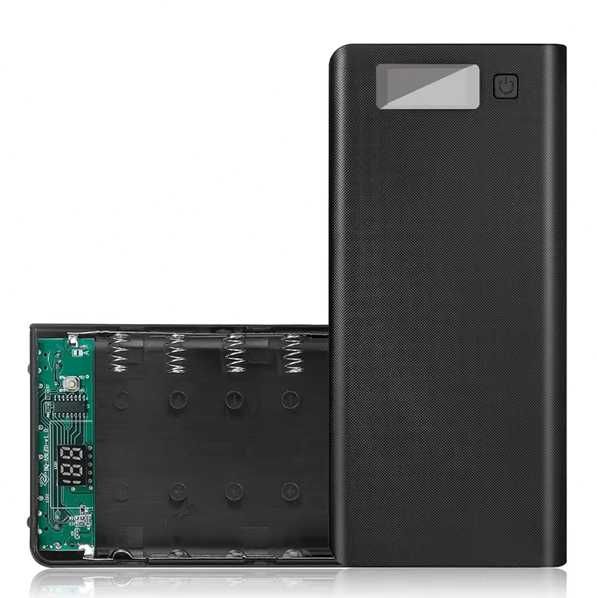 Powerbank - akumulatorki 8x 18650 - cyfrowy - wymienne baterie