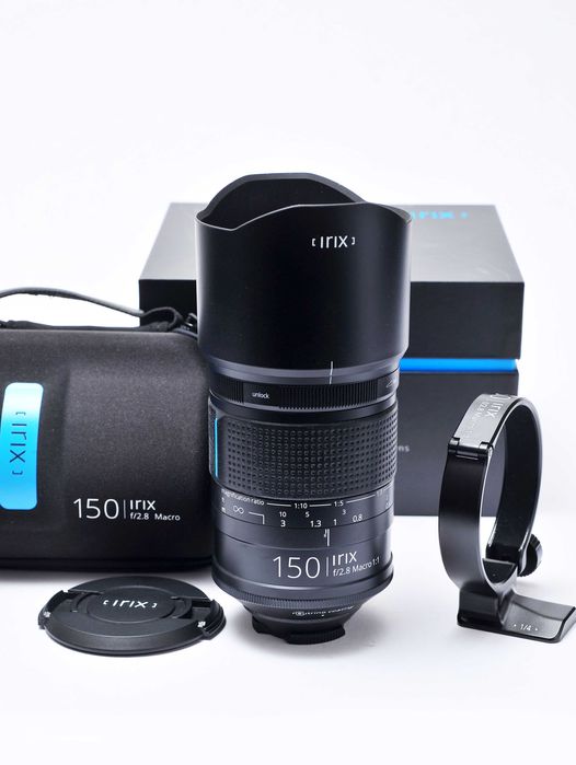 Irix 150mm Macro 2.8 para Nikon F fulframe, funciona em Z (com adaptador)