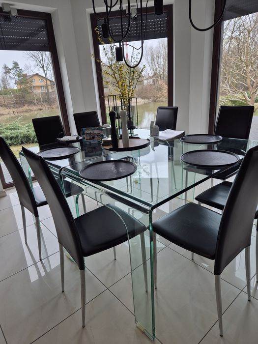 Stół szklany Atlantis Clear