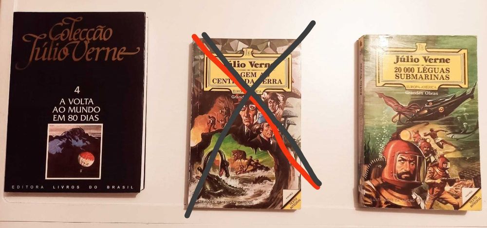 JÚLIO VERNE e outros- Livros em 2ª Mão