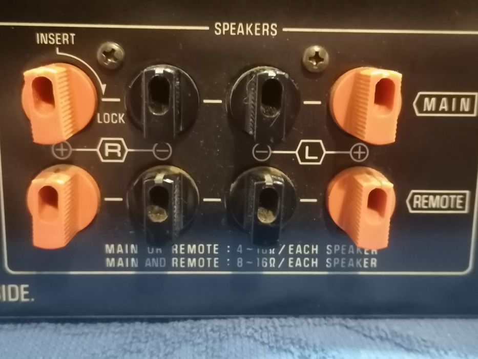 Technics SU-V7 japończyk 2x80 630W uszkodzony input selector