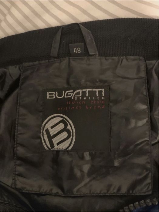 Kurtka bugatti granatowa