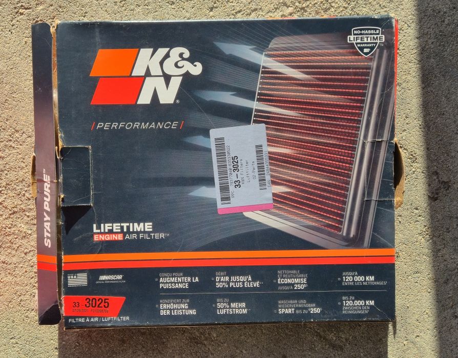 Filtro Rendimento K&N para BMW e MINI