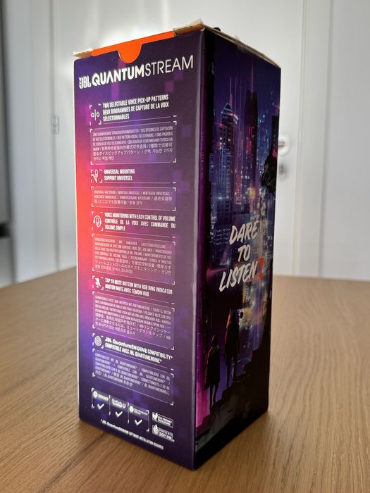 Microfone JBL Quantum Stream - Som Nítido e Profissional - Como novo