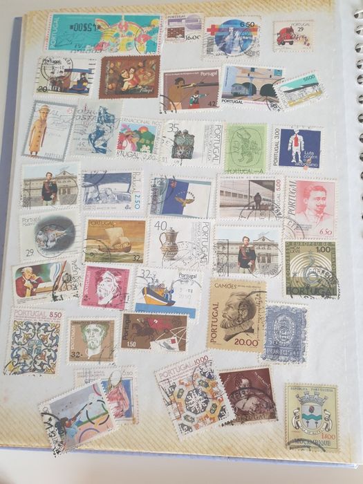 Selos postais coleçao