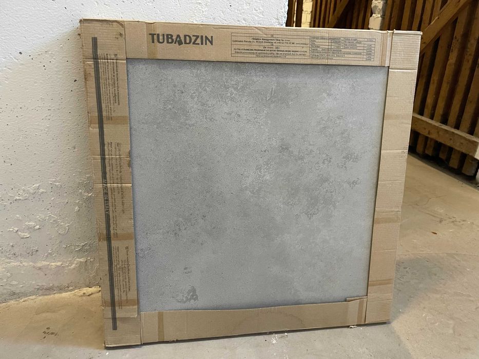 Płytki Tubądzin Torano Grey Gres Mat 59,8 x 59,8 Gat. I – 2 opak.