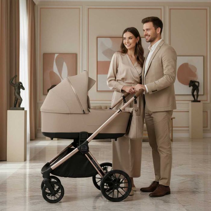 Adamex Bianco Champagne 2w1 wózek uniwersalny