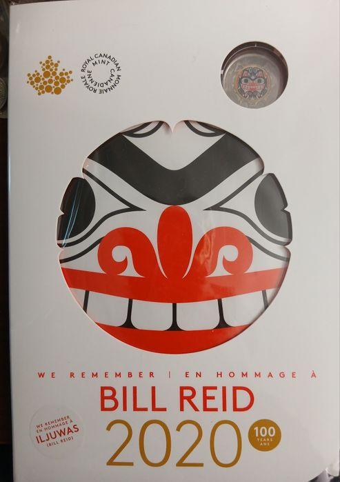 Moedas do Canada Bill Reid 2000