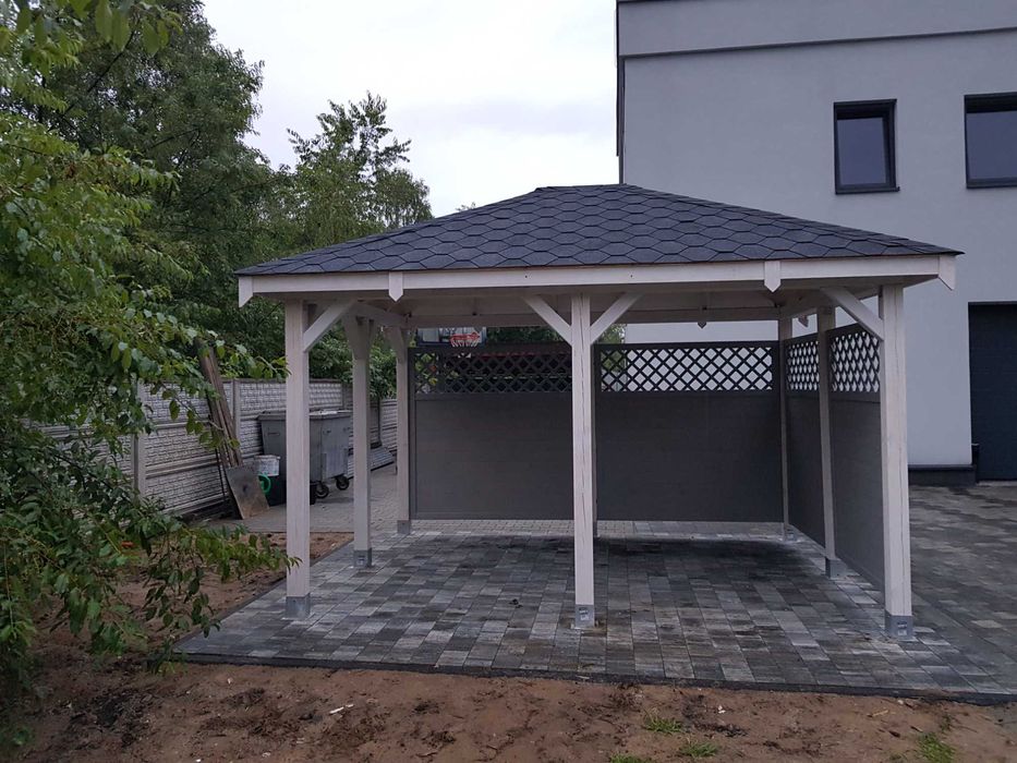 altana ogrodowa, drewniana, zadaszenie ogrodowe, wiata , konstrukcja,