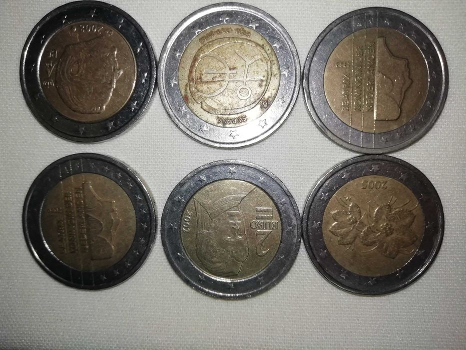 Moedas de Euro a bom preço.