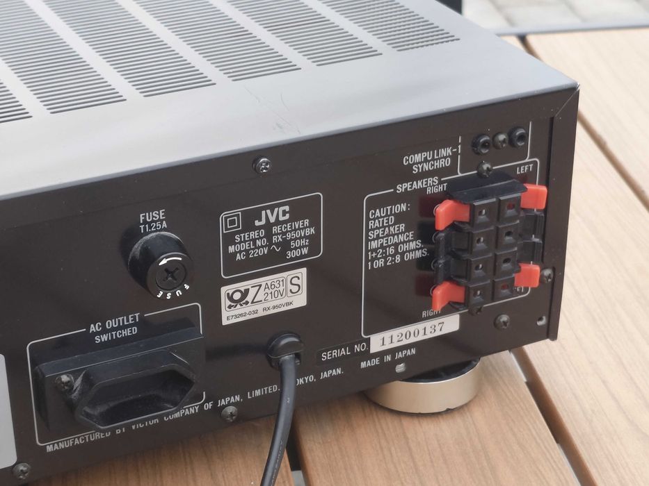 JVC RX-950VBK — amplituner stereo z pilotem, po serwisie