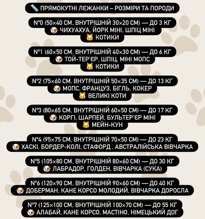 Лежанки для тварин з меблевої тканини преміум якості міцні щільні