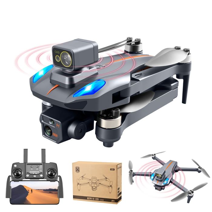 Drone XKJ K911 Max 5G Wi-Fi Fpv GPS com 3 Baterias Novo
