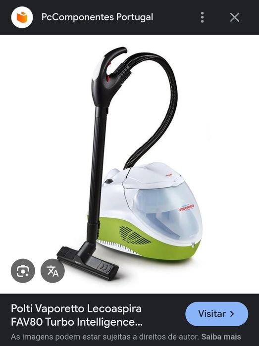 Polti Vaporetto Lecoaspira FAV80 Turbo Intelligence | Aspirador e Limp