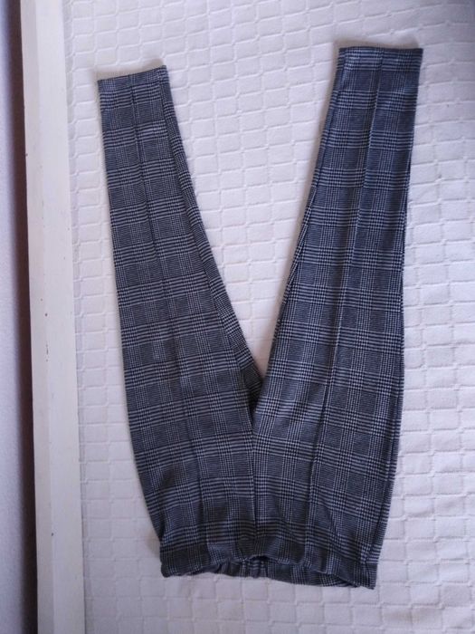 Calças Padrão Quadriculado MO Woman M