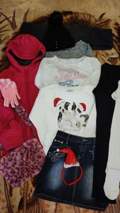 Пакет речей H&M куртка р.146-152