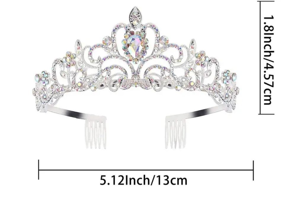Szarfa korona na urodziny urodzinowy zestaw Birthday Princess 18 tka