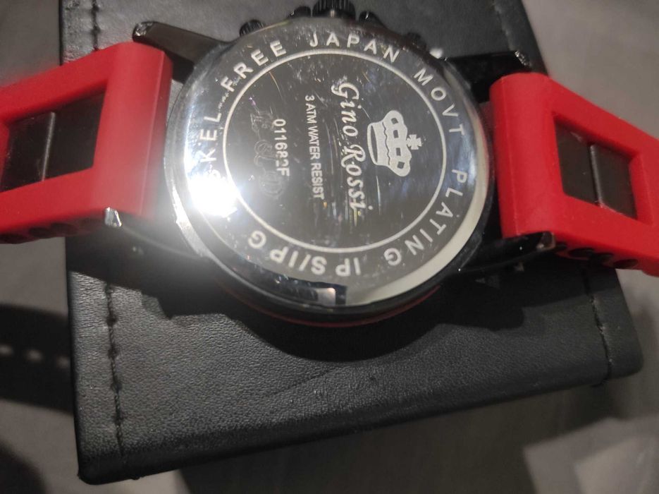 Zegarek męski Gino Rossi pasek silikonowy