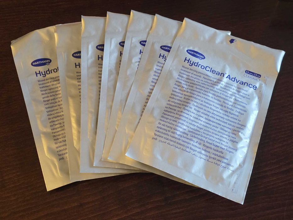 Opatrunki HydroClean Advance 7,5 cm x 7,5 cm 7 sztuk
