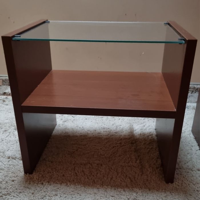 Szafka nocna x2 Ikea ciemny brąz