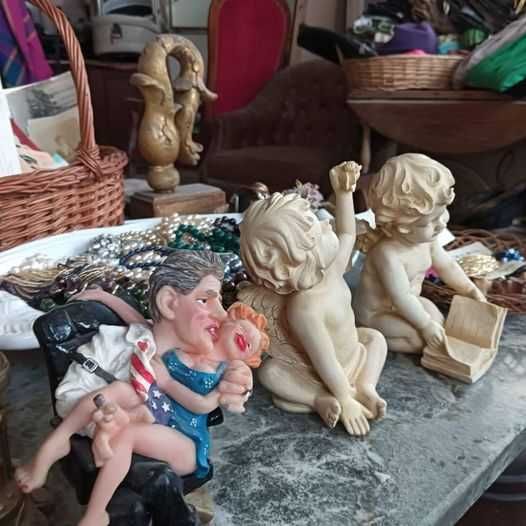 Esculturas,Chavenas e Loiça Vista Alegre, Vintage - Recheio Casa