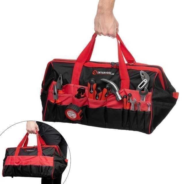Сумка для інструменту 20 кишень 495ммх267х343мм INTERTOOL BX-9002