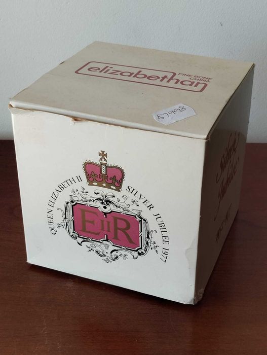 Caneca Aynsley - Jubileu 1977 Rainha Elizabeth