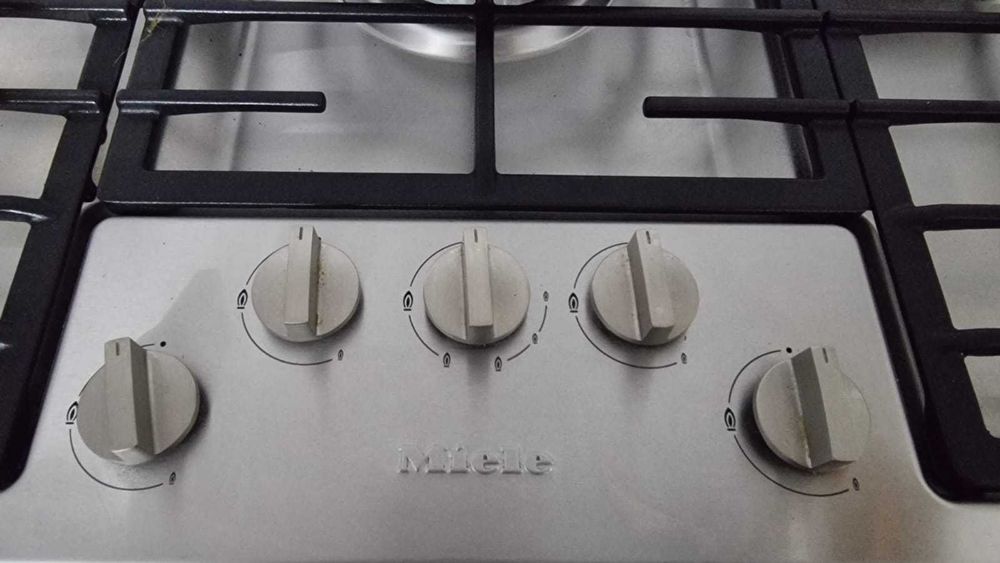 Płyta grzejna gazowa Miele KM 2356. szer. 88,8cm, QuickStart, Wok Dual