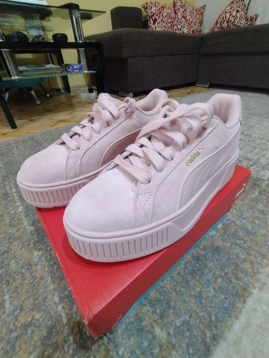 Puma Karmen – różowe sneakersy na platformie | rozmiar 40