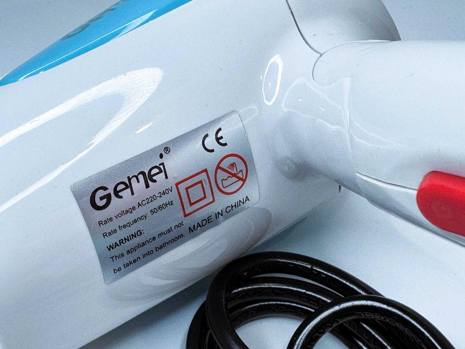 Фен компактний складаний зручний дорожній GEMEI GM-1756, 1200 Вт