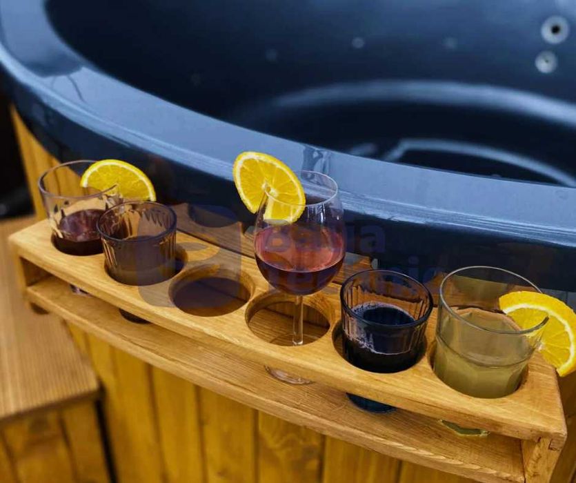 Półka / minibarek / półeczka na napoje do balii /ruskiej bani stolik
