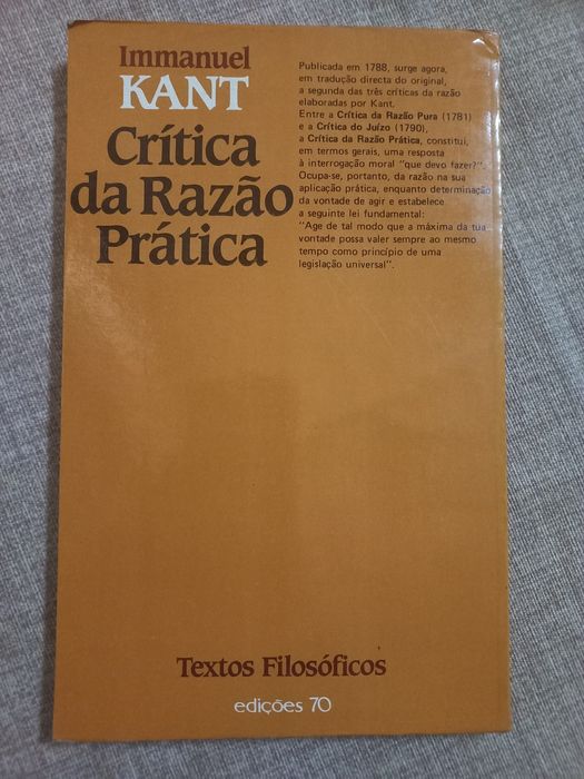 A Crítica da Razão Prática de Kant