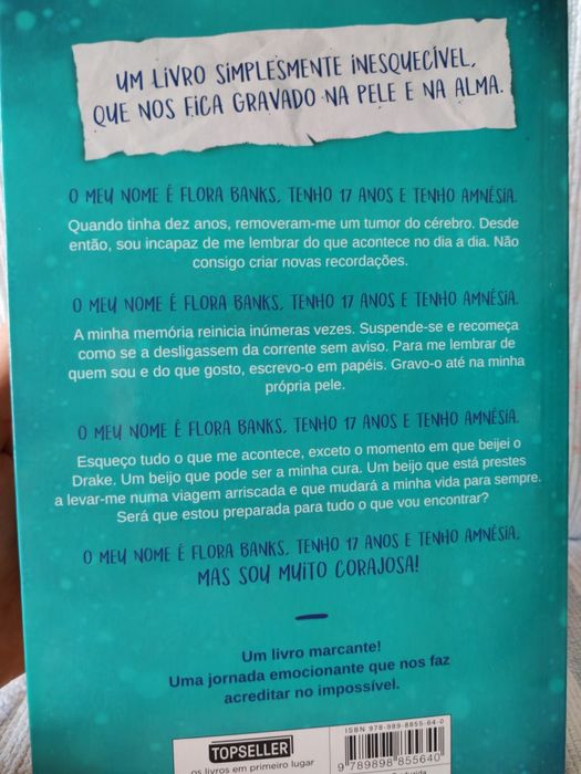 A única memória de Flora Banks | Emily Barr (Portes grátis)