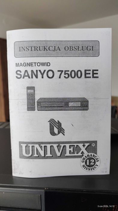 Magnetowid Sanyo VHR-7540G