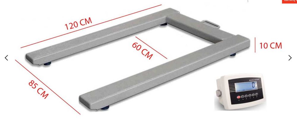 Waga paletowa, magazynowa do palet 3000 kg. Nowa, nieużywana.