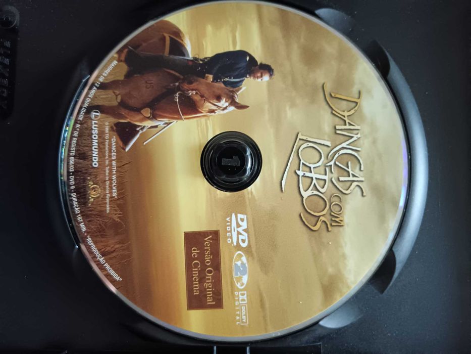 filme dvd original - danças com lobos