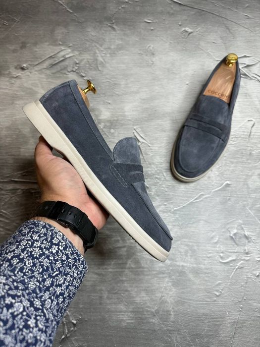 Замшевые лоферы 40-45