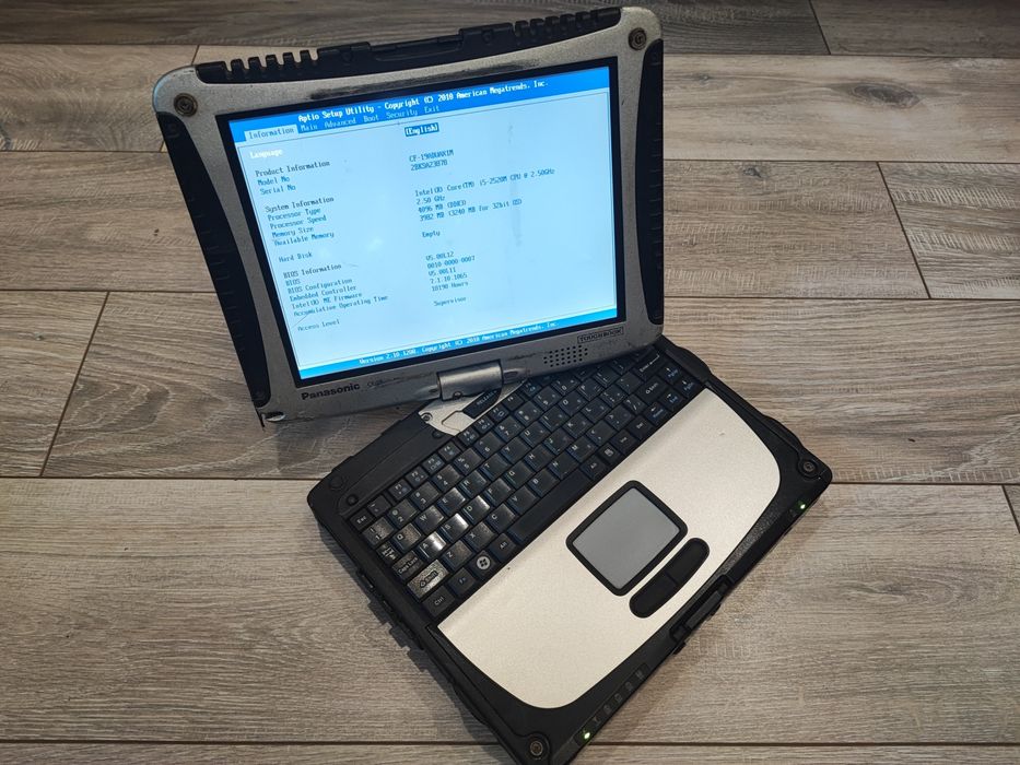 Ноутбук Panasonic Toughbook CF-19 i5-2520M 10.1” на запчастини
