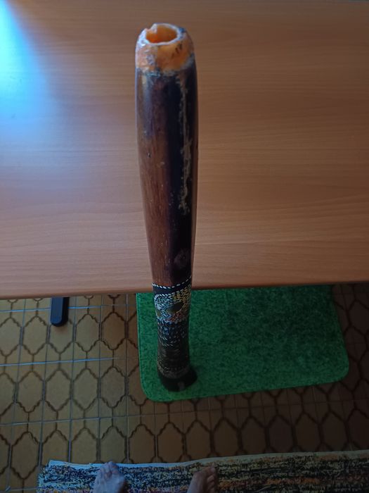 Didgeridoo, adquirido em Darwin na Austrália