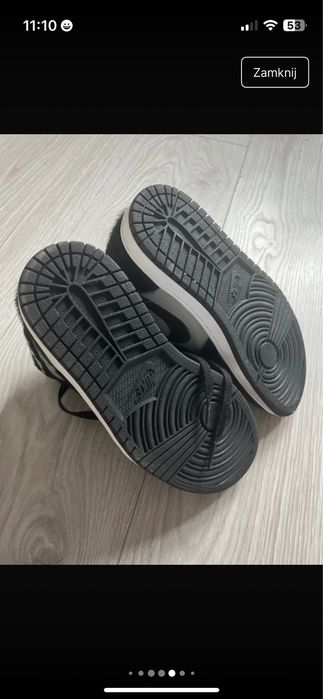 Nike air jordan-1 retro hi szaro-czarne
