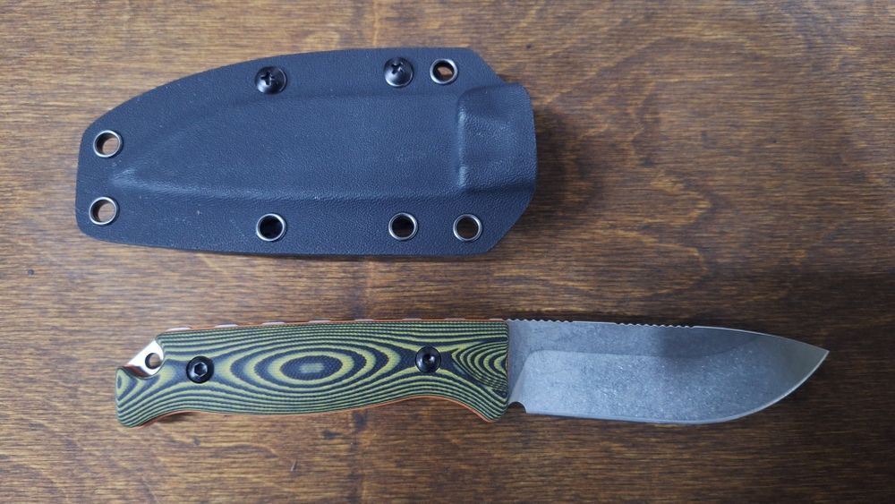 Nóż myśliwski Full Tang,survivalowy 8cr13mov kopia Benchmade nr.15002