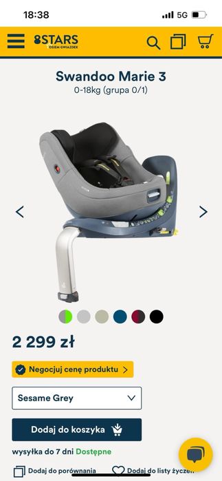 Fotelik Swandoo Marie 3