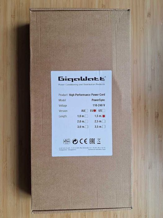 Listwa zasilająca GigaWatt PF-1 EVO+ z kablem PowerSync 1,5m gwarancja