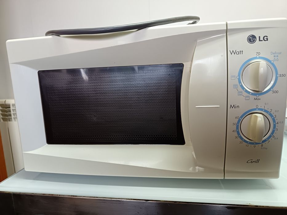 Microondas  LG a funcionar
