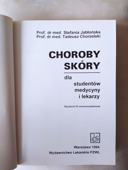 Dermatologia Jabłońska 1994