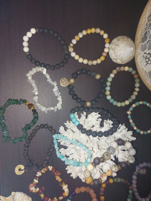 Pulseira de pedra natural