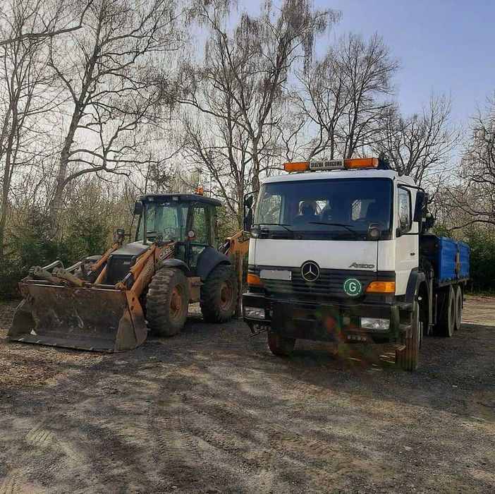 Usługi koparko-ładowarką